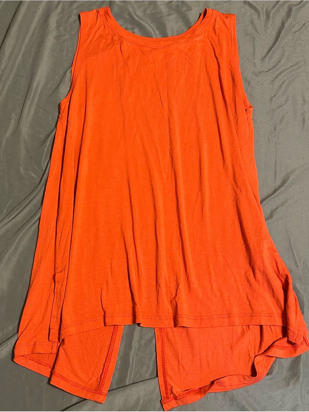 Orange Split Back Swing Tank